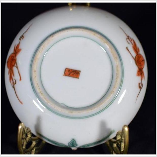 Antique Japanese Satsuma Hand Painted Porcelain Plate-4. Asian & Chinese Furniture, Art, Antiques, Vintage Home Décor for sale at FEA Home