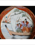 Antique Japanese Satsuma Hand Painted Porcelain Plate-2. Asian & Chinese Furniture, Art, Antiques, Vintage Home Décor for sale at FEA Home