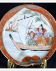 Antique Japanese Satsuma Hand Painted Porcelain Plate-1. Asian & Chinese Furniture, Art, Antiques, Vintage Home Décor for sale at FEA Home