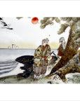 Antique Japanese Taisho Hand Painted Plate-4. Asian & Chinese Furniture, Art, Antiques, Vintage Home Décor for sale at FEA Home