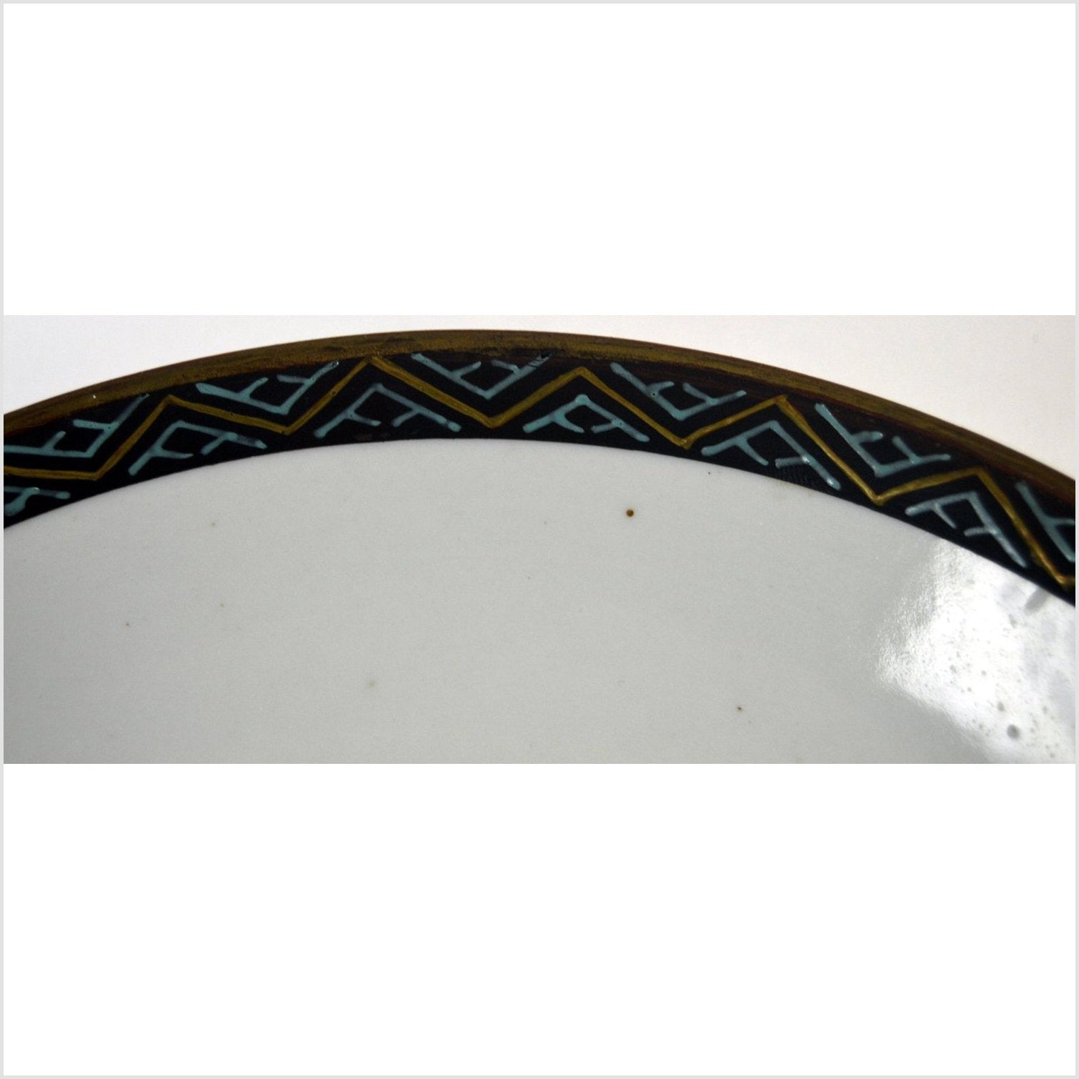 Antique Japanese Taisho Hand Painted Plate-5. Asian & Chinese Furniture, Art, Antiques, Vintage Home Décor for sale at FEA Home