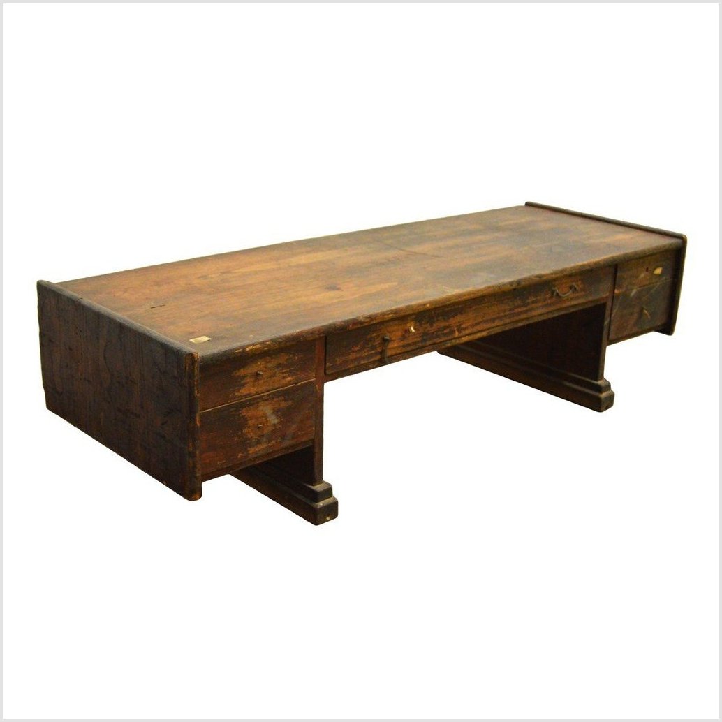 Antique Kang Coffee Table / Desk-5. Asian & Chinese Furniture, Art, Antiques, Vintage Home Décor for sale at FEA Home