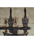 Antique Kerala Indian Iron Gate Lock-3. Asian & Chinese Furniture, Art, Antiques, Vintage Home Décor for sale at FEA Home