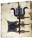 Antique Kerala Indian Iron Gate Lock-1. Asian & Chinese Furniture, Art, Antiques, Vintage Home Décor for sale at FEA Home