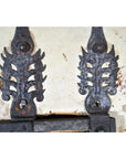 Antique Kerala Indian Iron Gate Lock-3. Asian & Chinese Furniture, Art, Antiques, Vintage Home Décor for sale at FEA Home