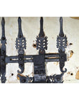 Antique Kerala Indian Iron Gate Lock-4. Asian & Chinese Furniture, Art, Antiques, Vintage Home Décor for sale at FEA Home