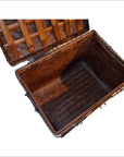 Antique Large Chinese Rattan and Bamboo Box-3. Asian & Chinese Furniture, Art, Antiques, Vintage Home Décor for sale at FEA Home