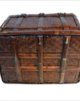Antique Large Chinese Rattan and Bamboo Box-7. Asian & Chinese Furniture, Art, Antiques, Vintage Home Décor for sale at FEA Home