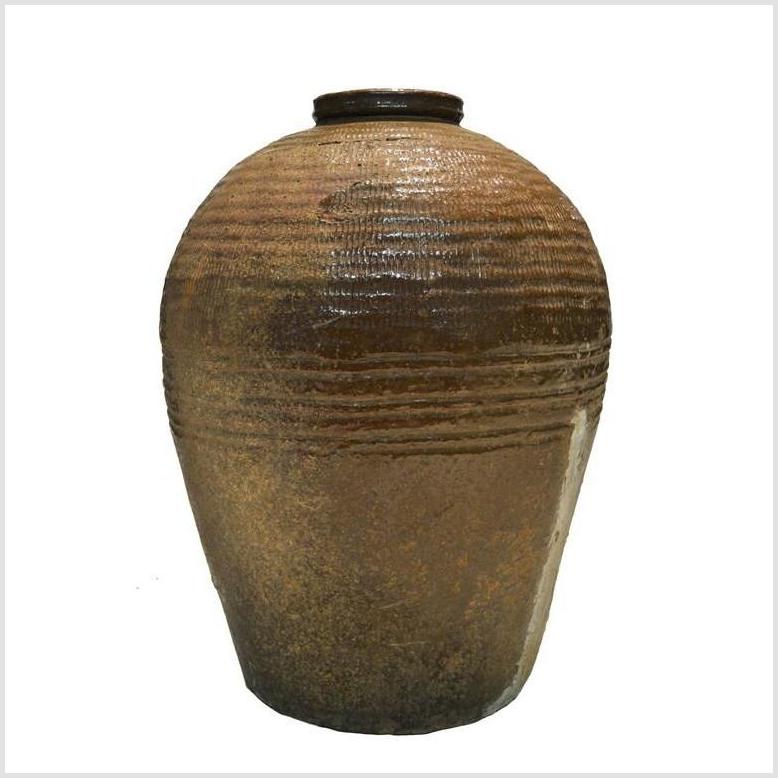 Antique Monochrome Thai Water Jar-10. Asian & Chinese Furniture, Art, Antiques, Vintage Home Décor for sale at FEA Home