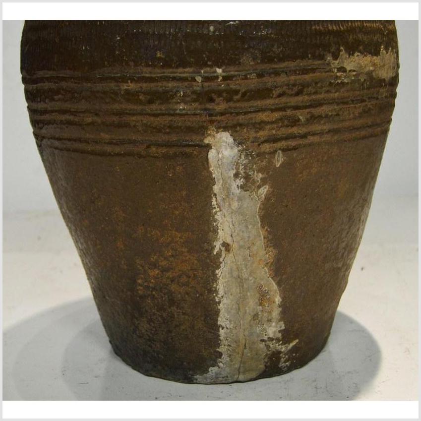 Antique Monochrome Thai Water Jar-5. Asian & Chinese Furniture, Art, Antiques, Vintage Home Décor for sale at FEA Home