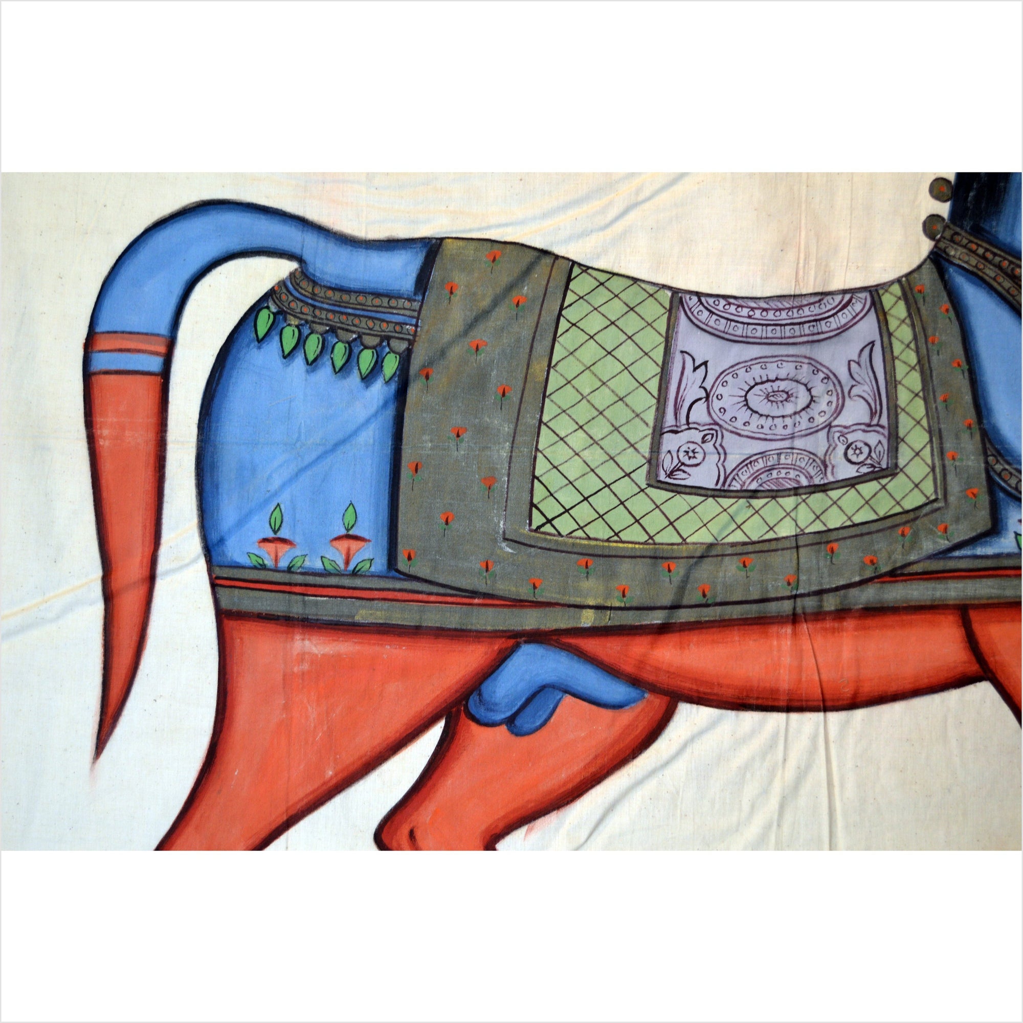 Antique Mughal Indian Horse Painting-3. Asian & Chinese Furniture, Art, Antiques, Vintage Home Décor for sale at FEA Home