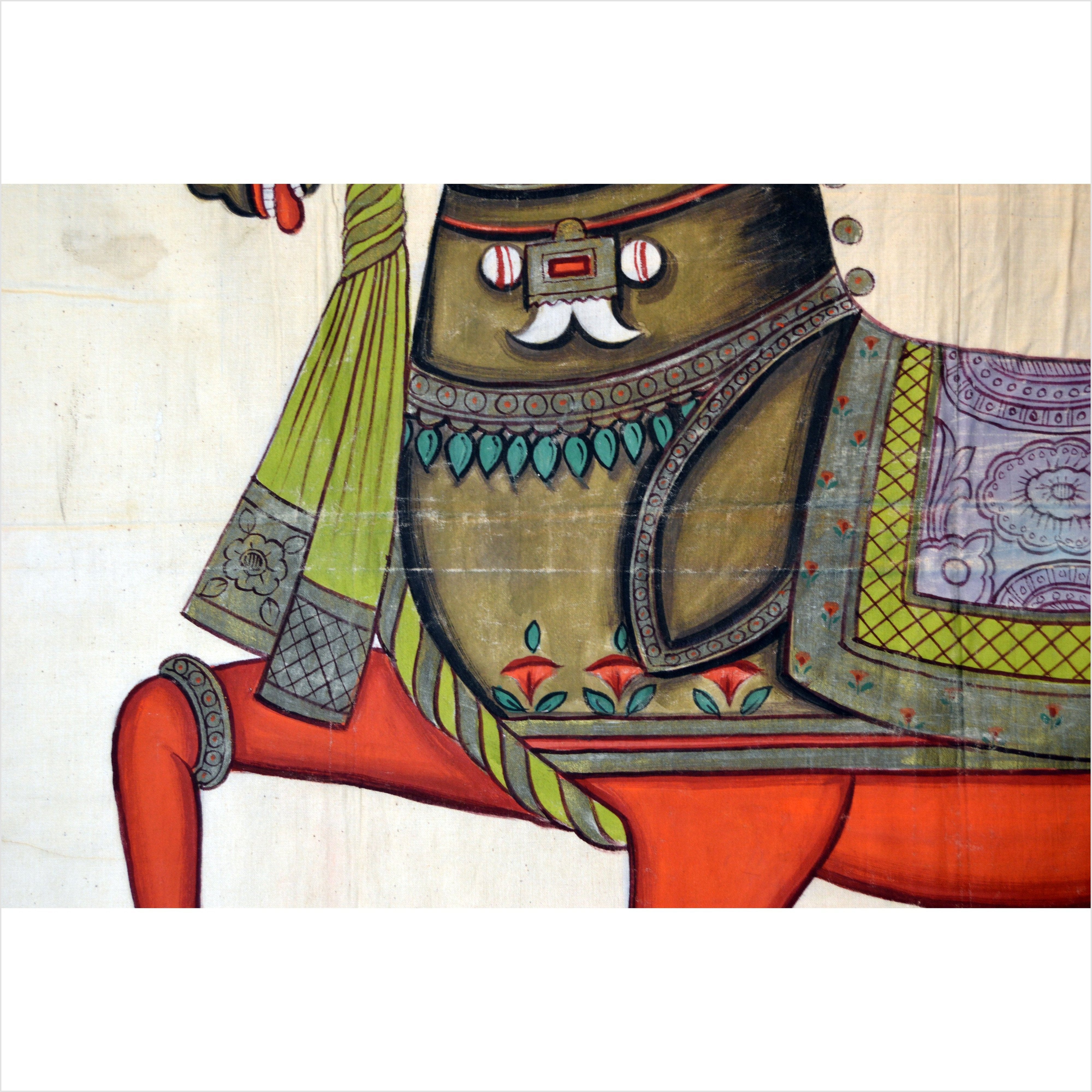 Antique Mughal Indian Horse Painting