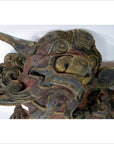 Antique Multicolor Foo Dog Corbel-2. Asian & Chinese Furniture, Art, Antiques, Vintage Home Décor for sale at FEA Home