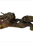 Antique Multicolor Foo Dog Corbel-4. Asian & Chinese Furniture, Art, Antiques, Vintage Home Décor for sale at FEA Home