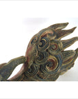Antique Multicolor Foo Dog Corbel-6. Asian & Chinese Furniture, Art, Antiques, Vintage Home Décor for sale at FEA Home