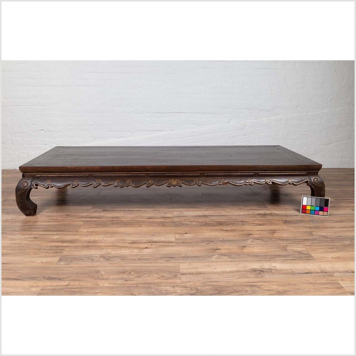 Antique Northern Chinese Kang Opium Bed with Chow Legs and Hand Carved Frieze-4. Asian & Chinese Furniture, Art, Antiques, Vintage Home Décor for sale at FEA Home