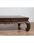 Antique Northern Chinese Kang Opium Bed with Chow Legs and Hand Carved Frieze-6. Asian & Chinese Furniture, Art, Antiques, Vintage Home Décor for sale at FEA Home