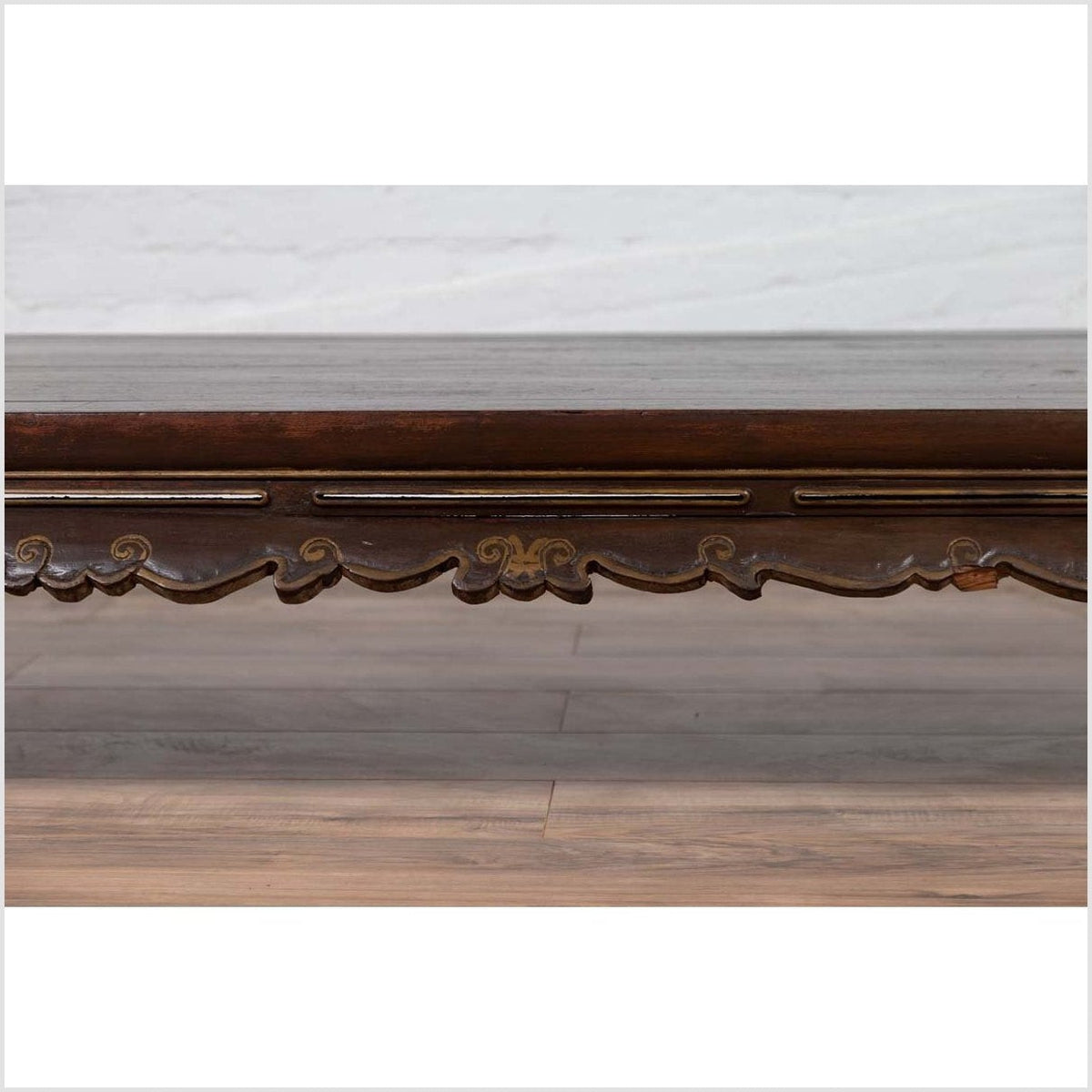 Antique Northern Chinese Kang Opium Bed with Chow Legs and Hand Carved Frieze-7. Asian & Chinese Furniture, Art, Antiques, Vintage Home Décor for sale at FEA Home