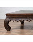 Antique Northern Chinese Kang Opium Bed with Chow Legs and Hand Carved Frieze-8. Asian & Chinese Furniture, Art, Antiques, Vintage Home Décor for sale at FEA Home
