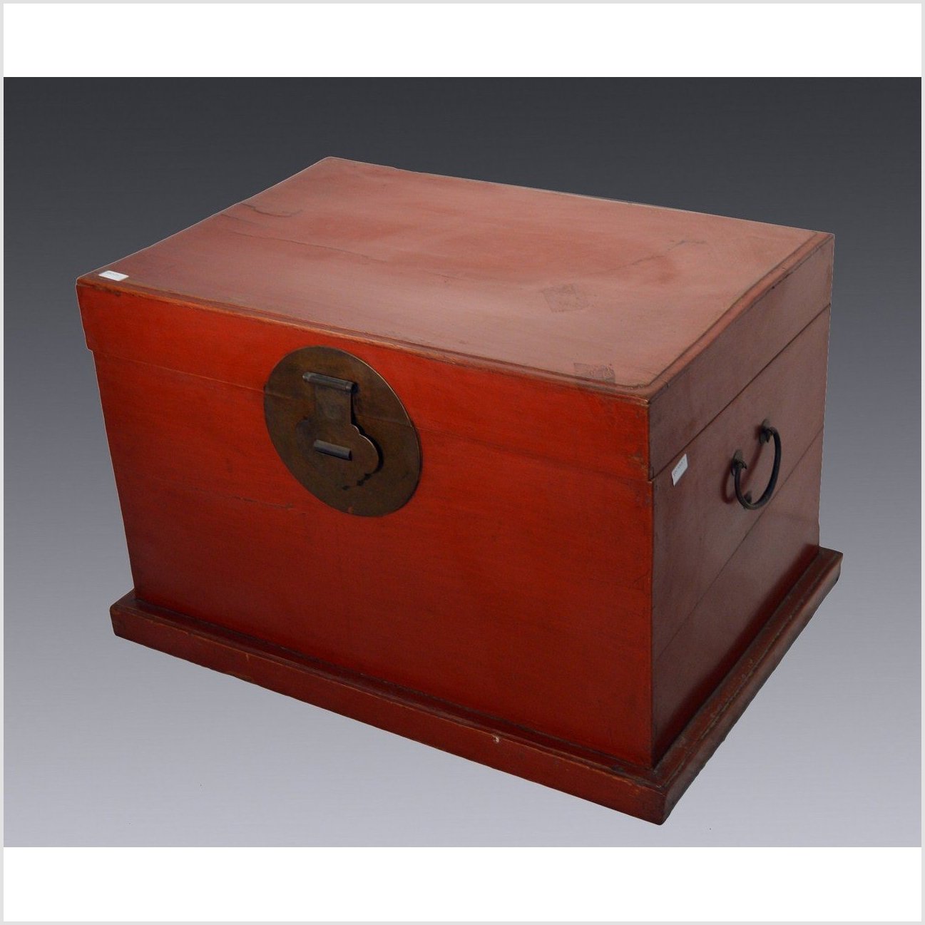 Antique Red Lacquer Chest-3. Asian & Chinese Furniture, Art, Antiques, Vintage Home Décor for sale at FEA Home
