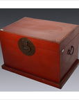 Antique Red Lacquer Chest-3. Asian & Chinese Furniture, Art, Antiques, Vintage Home Décor for sale at FEA Home
