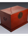 Antique Red Lacquer Chest-4. Asian & Chinese Furniture, Art, Antiques, Vintage Home Décor for sale at FEA Home