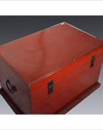Antique Red Lacquer Chest-6. Asian & Chinese Furniture, Art, Antiques, Vintage Home Décor for sale at FEA Home