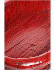 Antique Red Wooden Basin-4. Asian & Chinese Furniture, Art, Antiques, Vintage Home Décor for sale at FEA Home