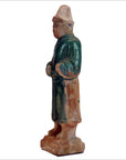 Antique Terracotta Court Figure Statue-6. Asian & Chinese Furniture, Art, Antiques, Vintage Home Décor for sale at FEA Home