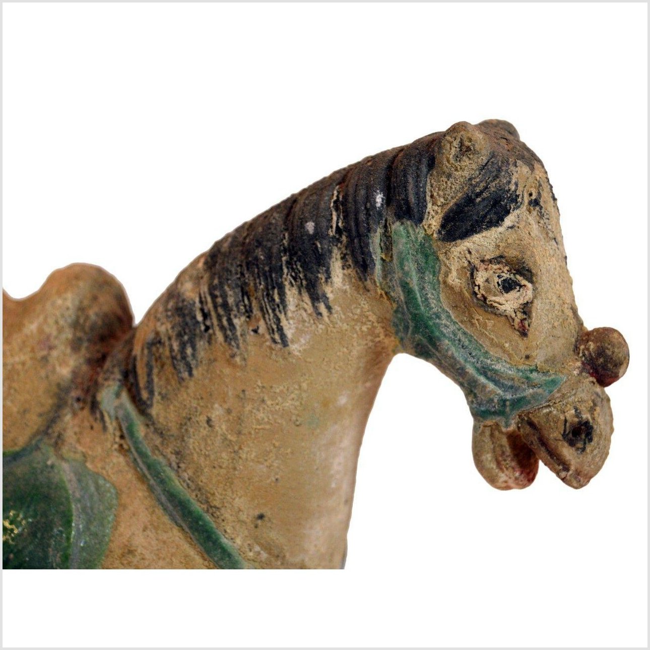 Ming Dynasty Glazed Terracotta Horse-2. Asian & Chinese Furniture, Art, Antiques, Vintage Home Décor for sale at FEA Home