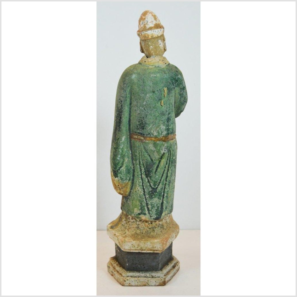 Antique Terracotta Court Figure Statue-10. Asian & Chinese Furniture, Art, Antiques, Vintage Home Décor for sale at FEA Home