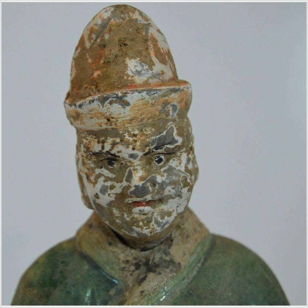 Antique Terracotta Court Figure Statue-2. Asian & Chinese Furniture, Art, Antiques, Vintage Home Décor for sale at FEA Home