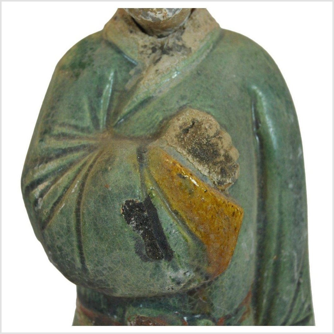 Antique Terracotta Court Figure Statue-3. Asian & Chinese Furniture, Art, Antiques, Vintage Home Décor for sale at FEA Home