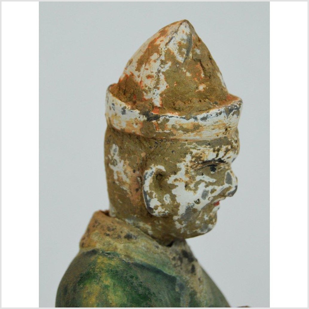 Antique Terracotta Court Figure Statue-7. Asian & Chinese Furniture, Art, Antiques, Vintage Home Décor for sale at FEA Home