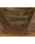 Antique Thai 19th Century Brown Glazed Water Jar with Petite Loop Handles-16. Asian & Chinese Furniture, Art, Antiques, Vintage Home Décor for sale at FEA Home