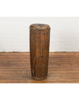 19th Century Wood and Leather Klong Khaek Drum-4. Asian & Chinese Furniture, Art, Antiques, Vintage Home Décor for sale at FEA Home