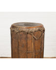 19th Century Wood and Leather Klong Khaek Drum-5. Asian & Chinese Furniture, Art, Antiques, Vintage Home Décor for sale at FEA Home