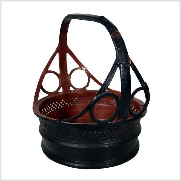 Antique Thailand Basket-3. Asian & Chinese Furniture, Art, Antiques, Vintage Home Décor for sale at FEA Home