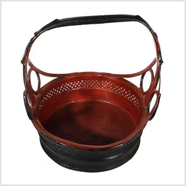 Antique Thailand Basket-5. Asian & Chinese Furniture, Art, Antiques, Vintage Home Décor for sale at FEA Home