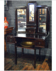 Art Deco Vanity Dressing Table with Three Mirrors-2. Asian & Chinese Furniture, Art, Antiques, Vintage Home Décor for sale at FEA Home