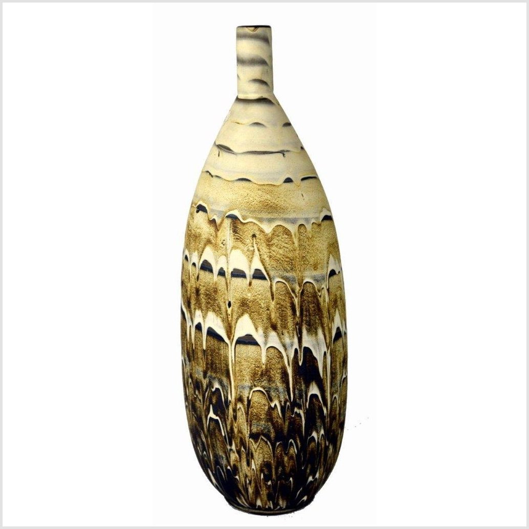Artisan Ceramic Vase-4. Asian & Chinese Furniture, Art, Antiques, Vintage Home Décor for sale at FEA Home