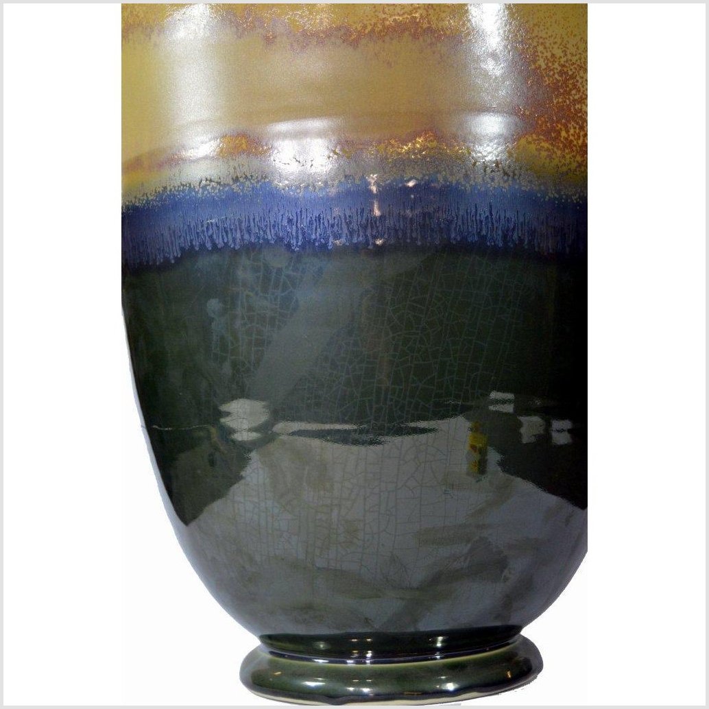 Artisan Large Ceramic Planter-5. Asian & Chinese Furniture, Art, Antiques, Vintage Home Décor for sale at FEA Home