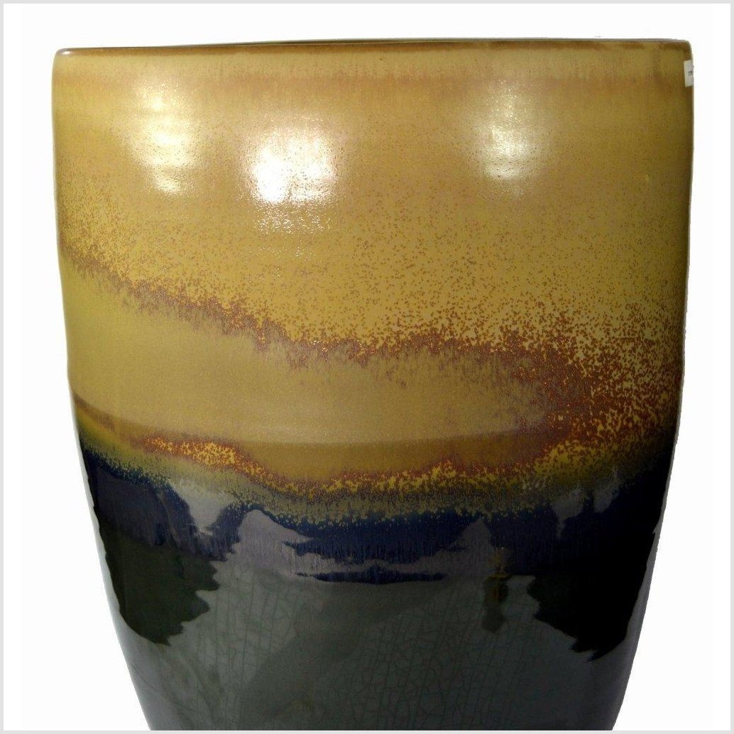Artisan Large Ceramic Planter-6. Asian & Chinese Furniture, Art, Antiques, Vintage Home Décor for sale at FEA Home