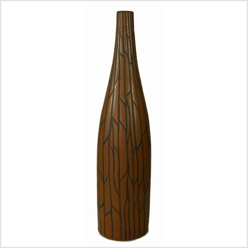 Artisan Large Ceramic Vase-3. Asian & Chinese Furniture, Art, Antiques, Vintage Home Décor for sale at FEA Home