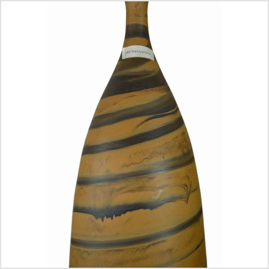 Artisan Large Ceramic Vase-3. Asian & Chinese Furniture, Art, Antiques, Vintage Home Décor for sale at FEA Home