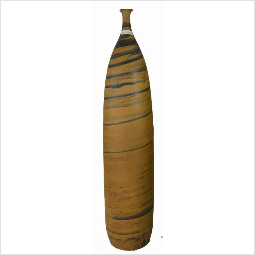 Artisan Large Ceramic Vase-4. Asian & Chinese Furniture, Art, Antiques, Vintage Home Décor for sale at FEA Home