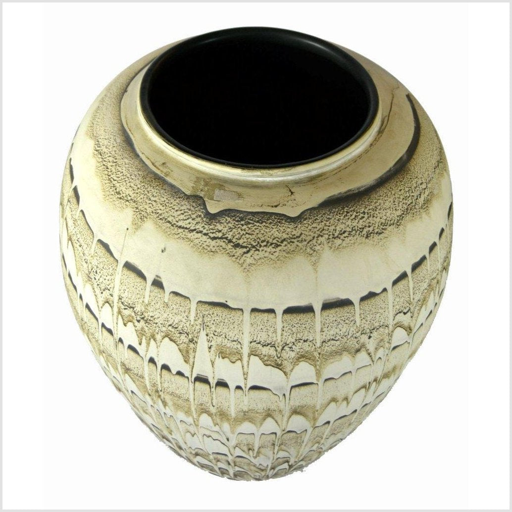 Artisan Large Ceramic Vase-7. Asian & Chinese Furniture, Art, Antiques, Vintage Home Décor for sale at FEA Home