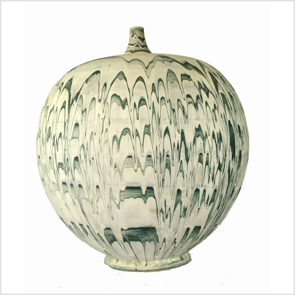 Artisan Large Ceramic Vase-3. Asian & Chinese Furniture, Art, Antiques, Vintage Home Décor for sale at FEA Home