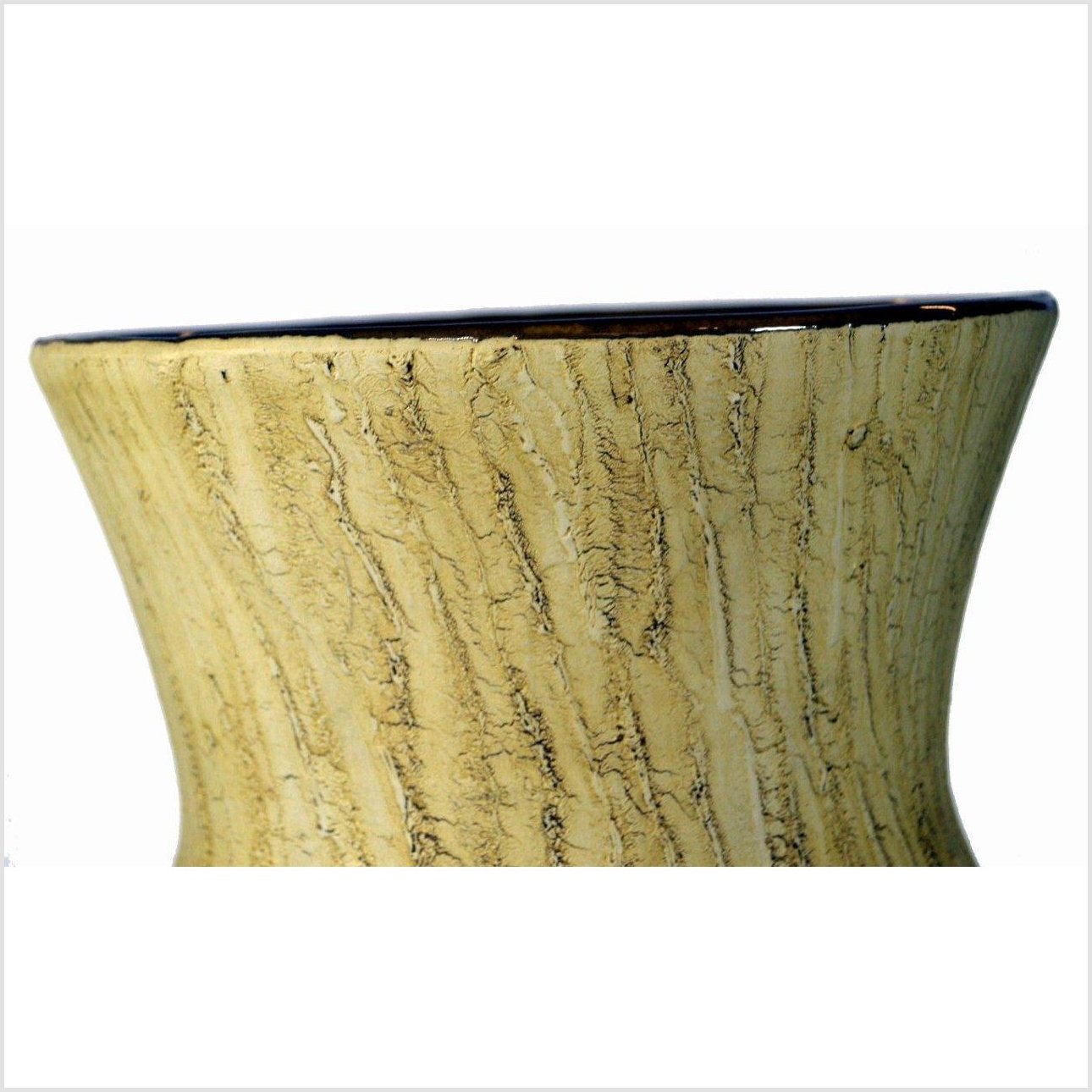 Artisan Large Ceramic Vase-3. Asian & Chinese Furniture, Art, Antiques, Vintage Home Décor for sale at FEA Home