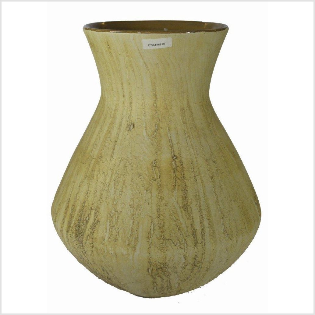 Artisan Large Ceramic Vase-6. Asian & Chinese Furniture, Art, Antiques, Vintage Home Décor for sale at FEA Home